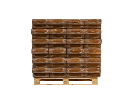 Pollmeier Premium Plus Buchenholzbriketts PEFC, Palette (96 × 10 kg), 960 kg